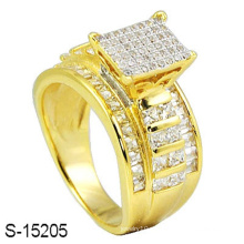 14k Gold Plated Schmuck Silber Ring